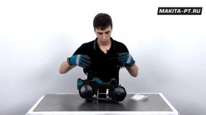 Makita DPB181 Портативная ленточная пила для резки труб из различных материалов диаметром до 64 мм