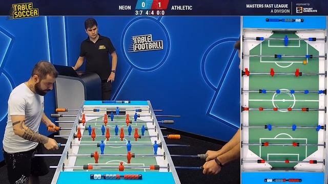 Table Football | E.Ghazaryan (NEON) - N.Martirosyan (ATHLETIC) | 24.06.2022 12:20(GMT+4) | MFL смотреть онлайн