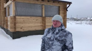 Отзыв о строительстве дома из бруса. Брус Маркет.