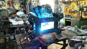 Сварка рамы вездехода квадроцикла.