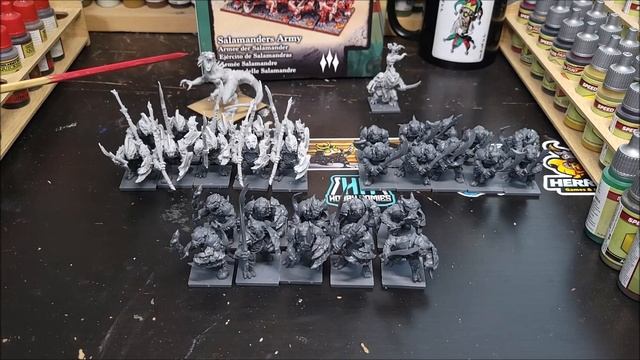 KINGS OF WAR: The Salamander Army Unboxing and Build смотреть онлайн