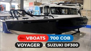 ✅ Катер VOYAGER 700cob (Волжанка) + мотор Suzuki DF300 + опции