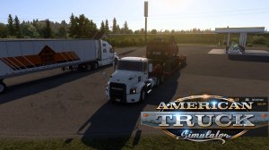 American Truck Simulator | Перевозим подъемник | Logitech G29