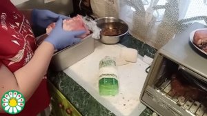 Как одеть формовочную сетку на мясо