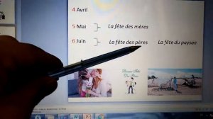 Les mois de l'année (Los meses del año)