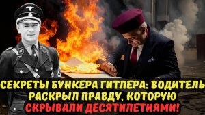 СЕКРЕТЫ БУНКЕРА ГИТЛЕРА: ВОДИТЕЛЬ РАСКРЫЛ ПРАВДУ, КОТОРУЮ СКРЫВАЛИ ДЕСЯТИЛЕТИЯМИ!