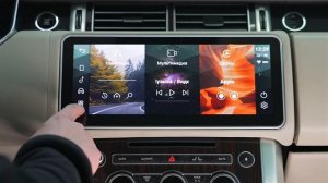 Android монитор  в Range Rover с 2012 по 2017 (Led Климат контроль в  Ленд Ровер Рендж Ровер)