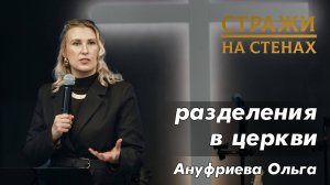 Ануфриева Ольга "разделения в церкви"