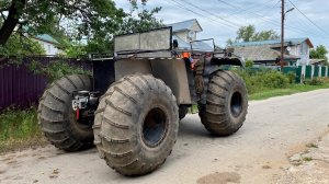Обзор вездехода Юрия Кордюкова на ободрышах К-700!