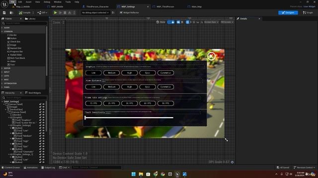 14.5. Add Graphic User Setting Logic On Widget
