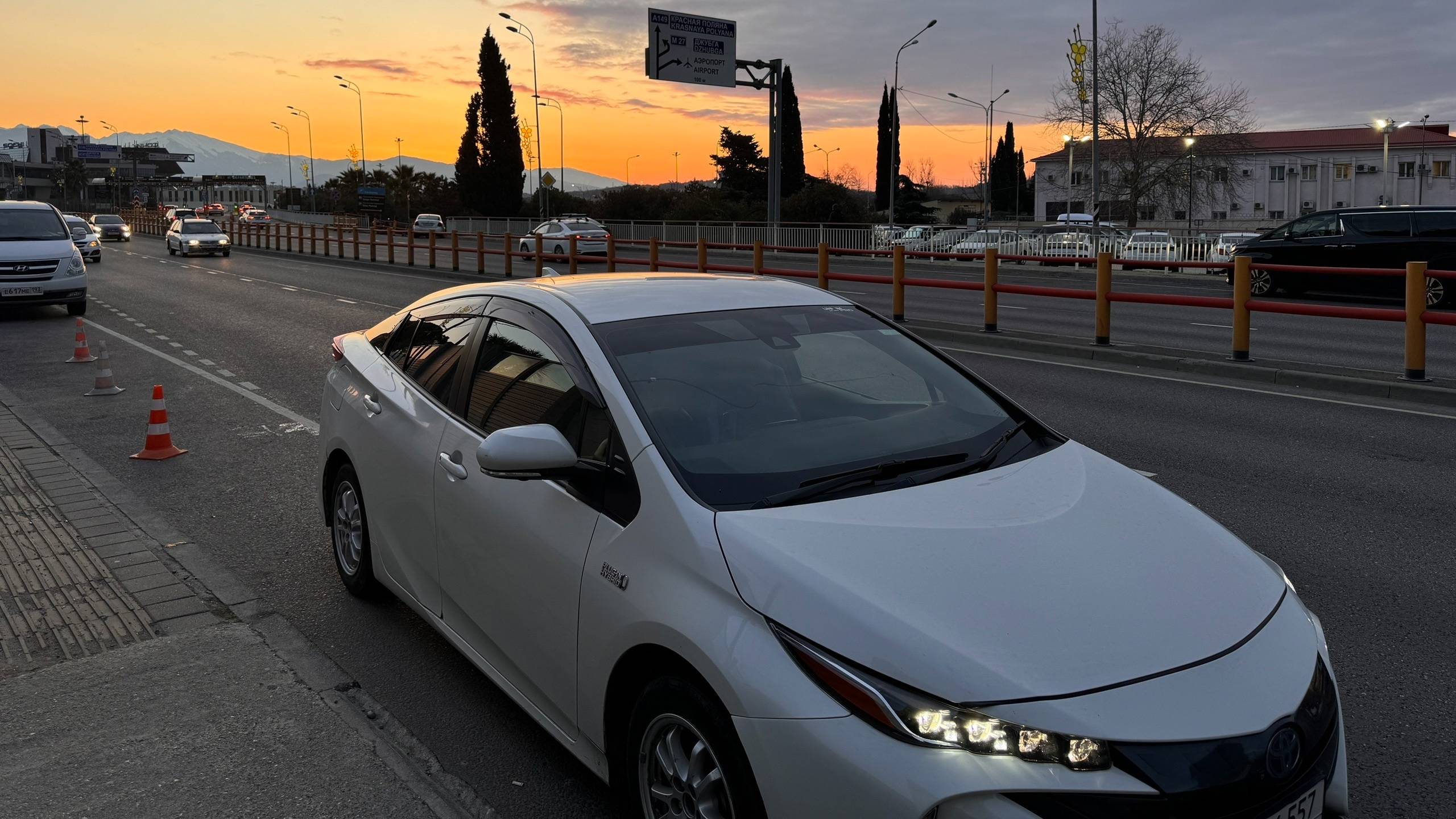 Сочи 9.02.25 Тариф Комфорт (Toyota Prius2020PHV) сколько заработал #яндекстакси #сочи