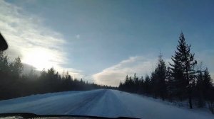 Зимняя автодорога Алексеевск - Иркутск.