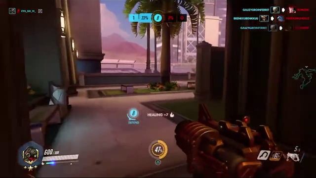 Overwatch на PS4 Рейн, Зара и Хог в Solo Q — Чистый экшен и борьба за победу без комментариев!