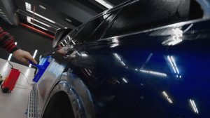 Оклейка пленкой Mercedes GLS X167. Мерседес ГЛС в матовой пленке, антихром и решетка в черный мат.