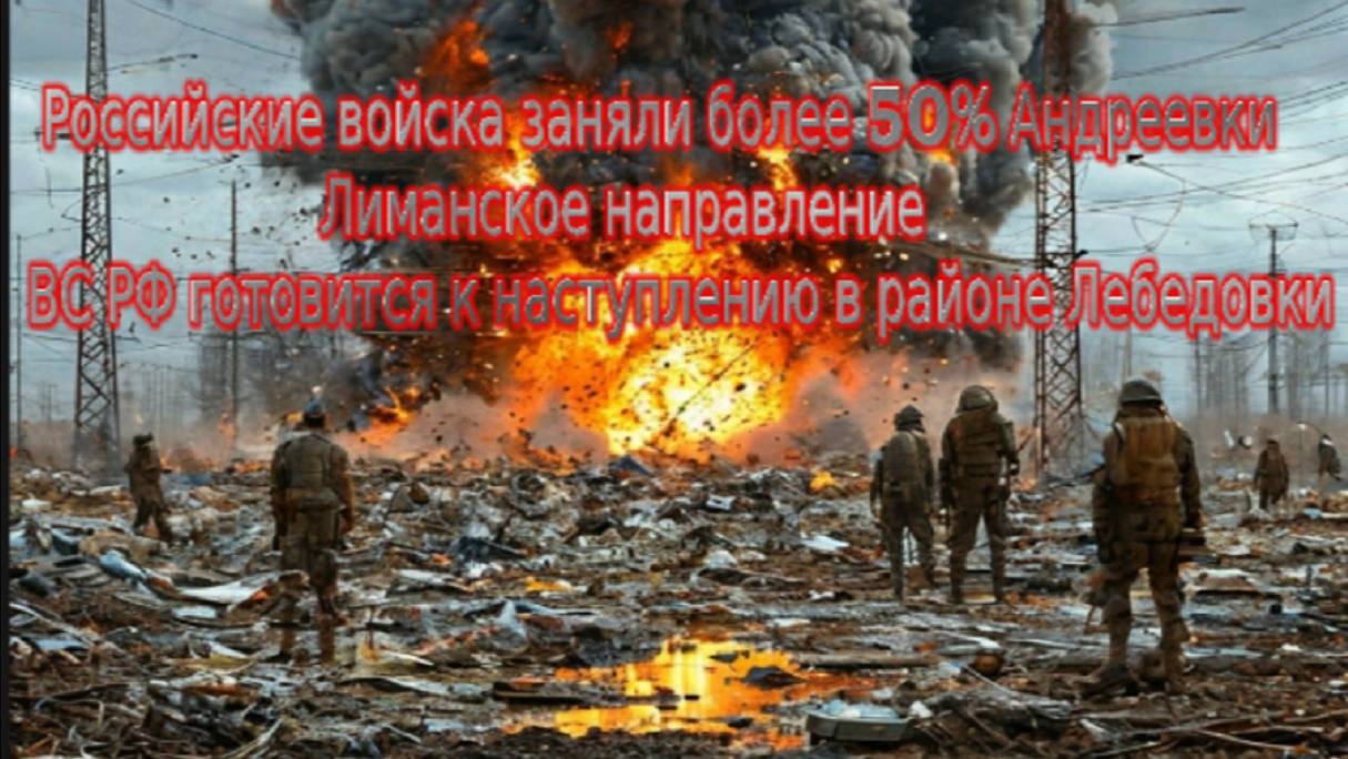 Новости СВО Сегодня-Российские войска заняли более 50% Андреевки  Лиманское направление