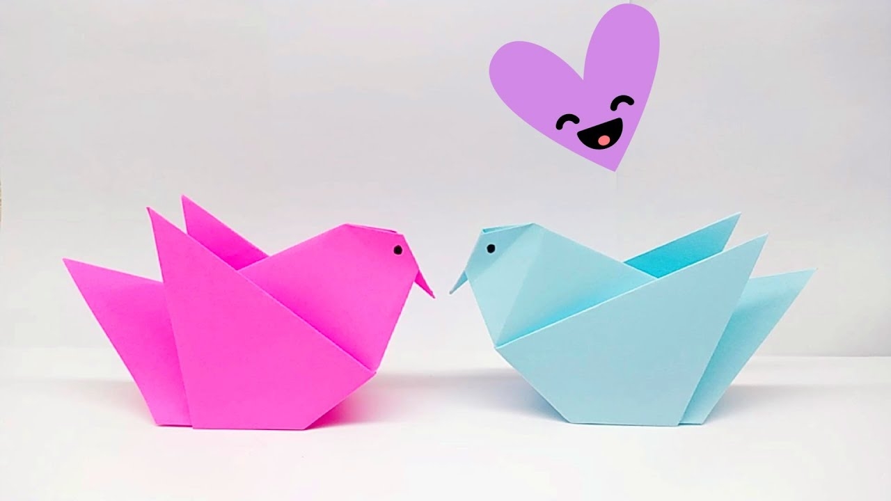 Птичка из бумаги смотреть онлайн