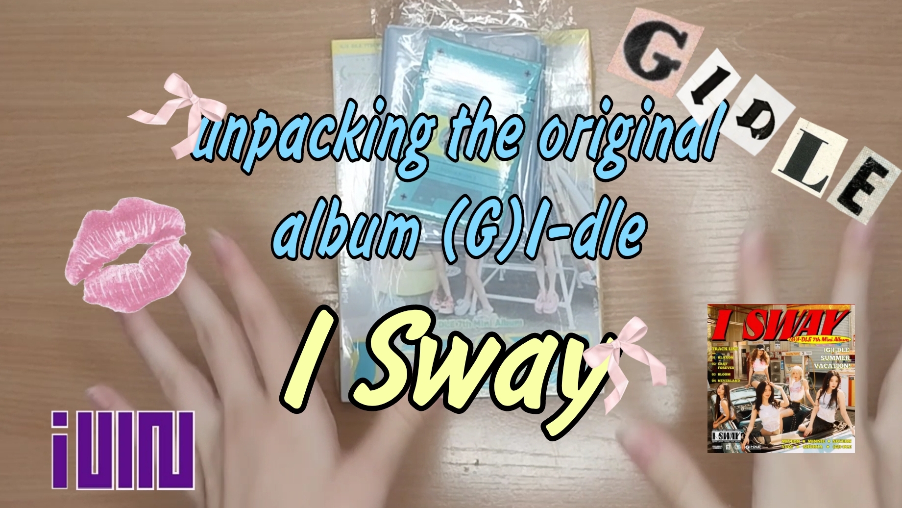 распаковка оригинального альбома (G)I-dle I Sway 😯 смотреть онлайн