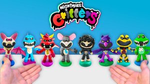Лепим Поппи Плейтайм 4 🤩 Nightmare Critters из Пластилина
