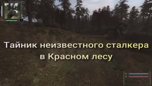 ОП 2.1 "ТАЙНИК ОПЫТНОГО СТАЛКЕРА" в Красном Лесу.