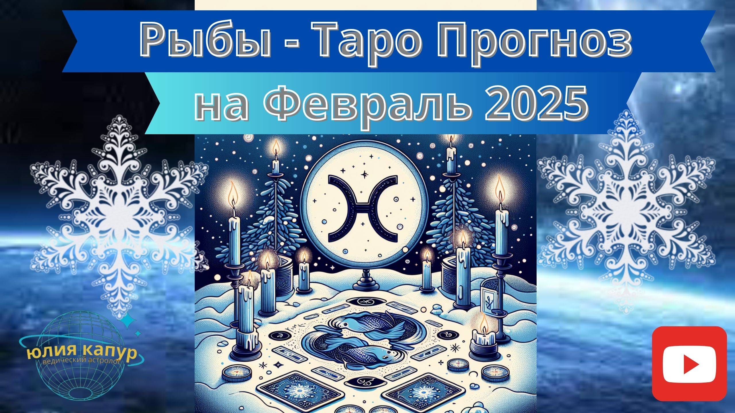 РЫБЫ ♓ - ТАРО ПРОГНОЗ НА ФЕВРАЛЬ 2025 от Юлии Капур