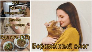 БЕРЕМЕННЫЙ ВЛОГ || Покупка посудомойки || Устанавливаю датчик для сахара || Питание при ГСД