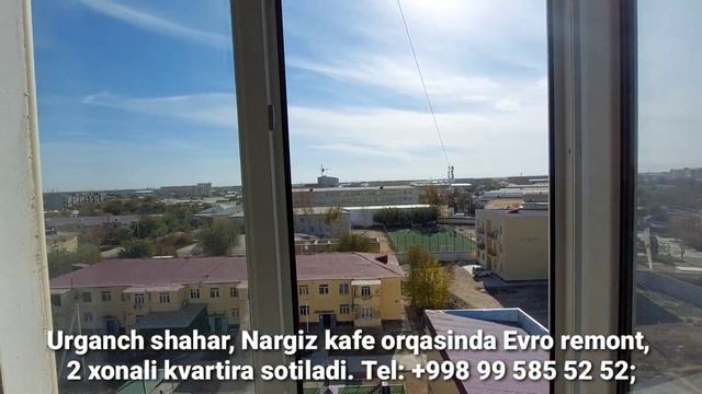 УРГАНЧ ШАХРИДА, ЕВРО РЕМОНТ 2 ХОНАЛИ КВАРТИРА СОТИЛАДИ. Хоразм уй жой нархлари 2022