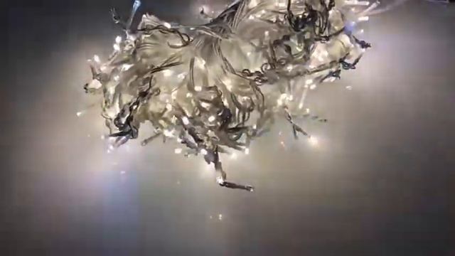 EUROLED.LV / LED Ziemassvētku āra un iekštelpu lāstekas / 300 LED diodes / WW+mirgojošs režīms/14.5 смотреть онлайн