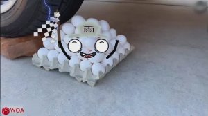 Детская анимация машина давит 100 яиц, антистрессы и др.