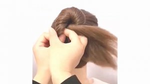 Easy and stylish bun hairstyle/ Simple elegant hairstyles / Beautiful bun hairstyles for long hair