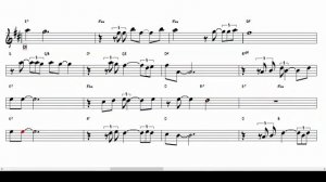 What a Diff'rence a Day Made - Maria Grever and Stanley Adams (Alto Sax Eb) _Sheet music_ ( 360 X 64