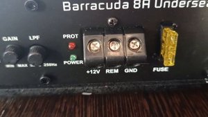 установка сабвуфера DL AUDIO BARRACUDA 8A underseat в Москвич 3