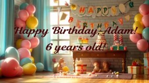 С днем рождения Адам!