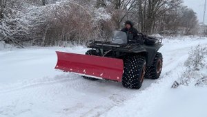Самодельный ОТВАЛ для квадроцикла