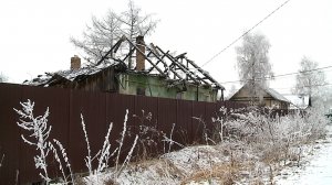 (Рыбинск-40) ПОЖАР НА УЛИЦЕ ПОЛИГРАФСКОЙ