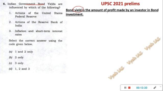 UPSC 2021 PRELIMS QUESTIONS SOLVED (1 to 10) | UPSC 2021 PYP SOLVED | UPSC PAPER 2021 | VYSH IAS