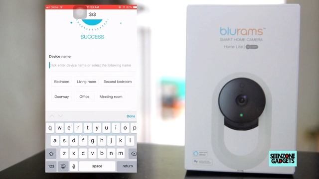 BLURAMS SMART SECURITY CAM смотреть онлайн