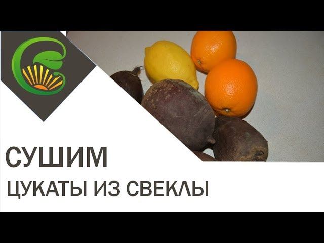 Цукаты из свеклы на сушилке изидри