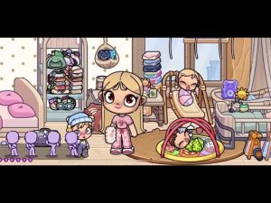 К Ксении в гости пришли друзья Рутина семьи в Avatar World