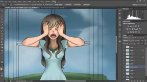 How to draw an anime Girl - Digital painting