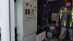 Работа инсинератора Базовая 1020 мм первый запуск на площадке заказчика utilnefteshlam.ru/