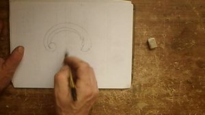 Рисунок простого элемента для резьбы по дереву.