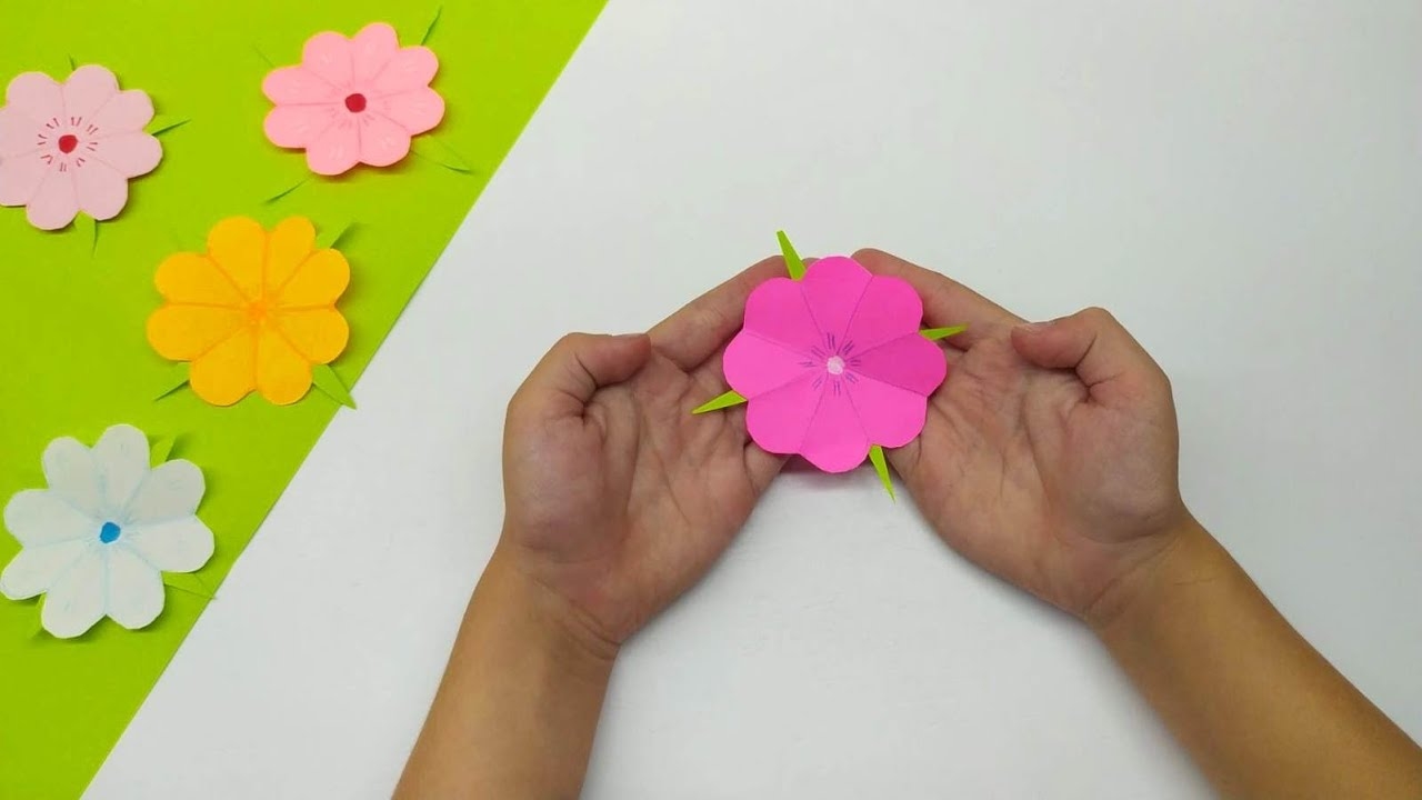 Цветок | Цветок из бумаги смотреть онлайн