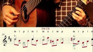 Etude  in B mino(n°22 op.35) - Fernando Sor (1778 - 1839)