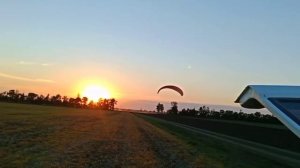 Мотопараплан 🪂👍 Полёт на закате 🌄
