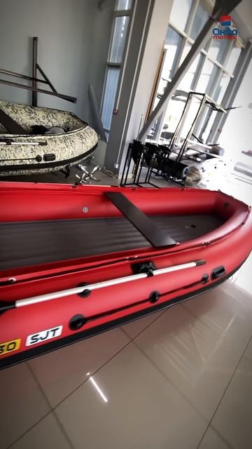 ✅ Лодка SOLAR 430 SJT красный цвет от АКВА-МОТОРС #аквамоторс #лодка #boating