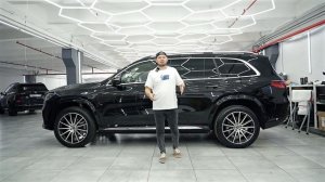 Электрические пороги на Mercedes GLS 2024 (электропороги Мерседес ГЛС 2024)