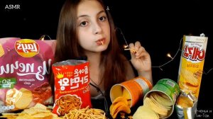 ASMR Итинг ЧИПСОВ Мукбанг 🥓🍟 EATING CHIPS Mukbang