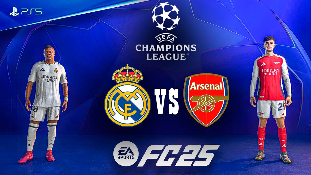 FC 25 - Реал Мадрид vs Арсенал Лига Чемпионов Финал PS5 Pro Полный Матча смотреть онлайн