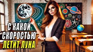 С какой Скоростью Летит Луна