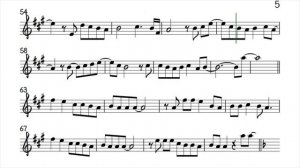 Whenever I Call You Friend Alto Sax Sheet Music Backing Track Play Along Partitura_480p_MUX